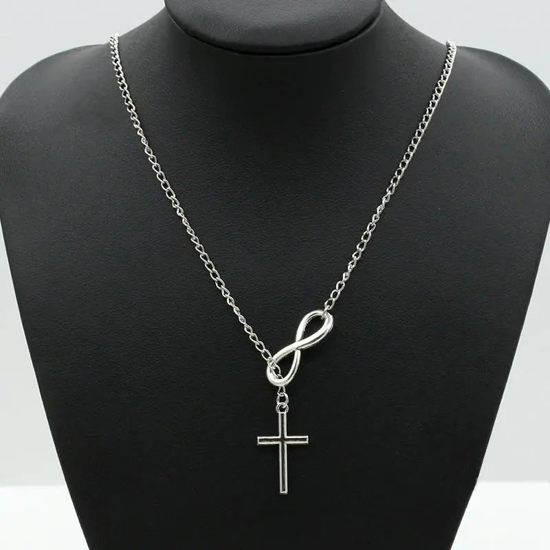 Infinity Love Cross Necklace