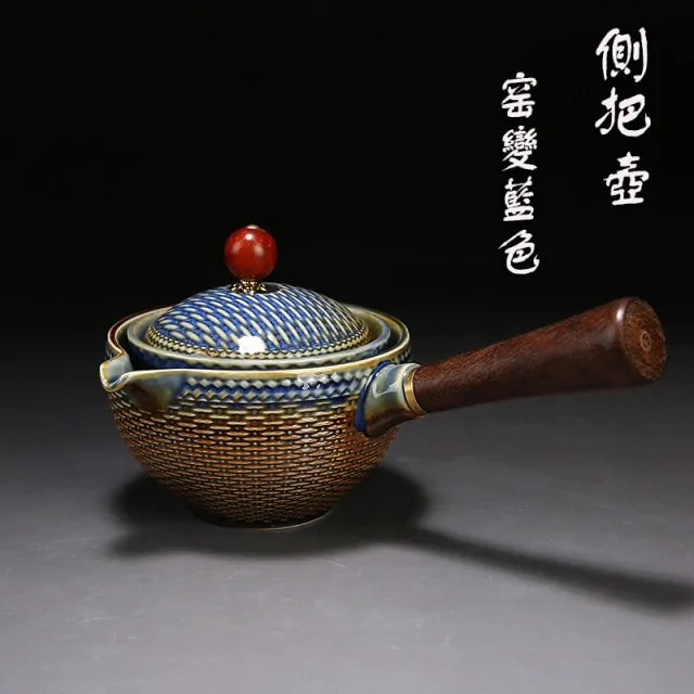 Portable Teapot Set with 360 Rotation