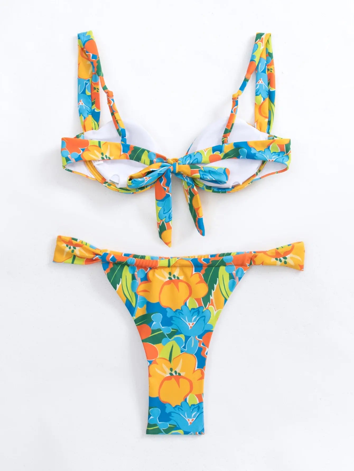 Sexy Female Swimwear Floral  Suit