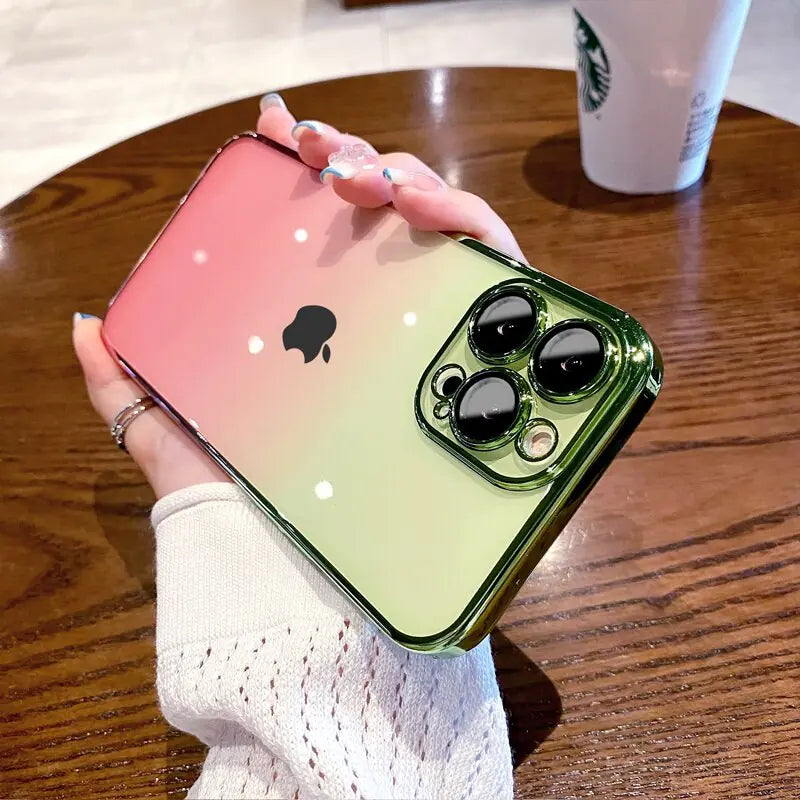 Gradient Color Transparent Phone Case