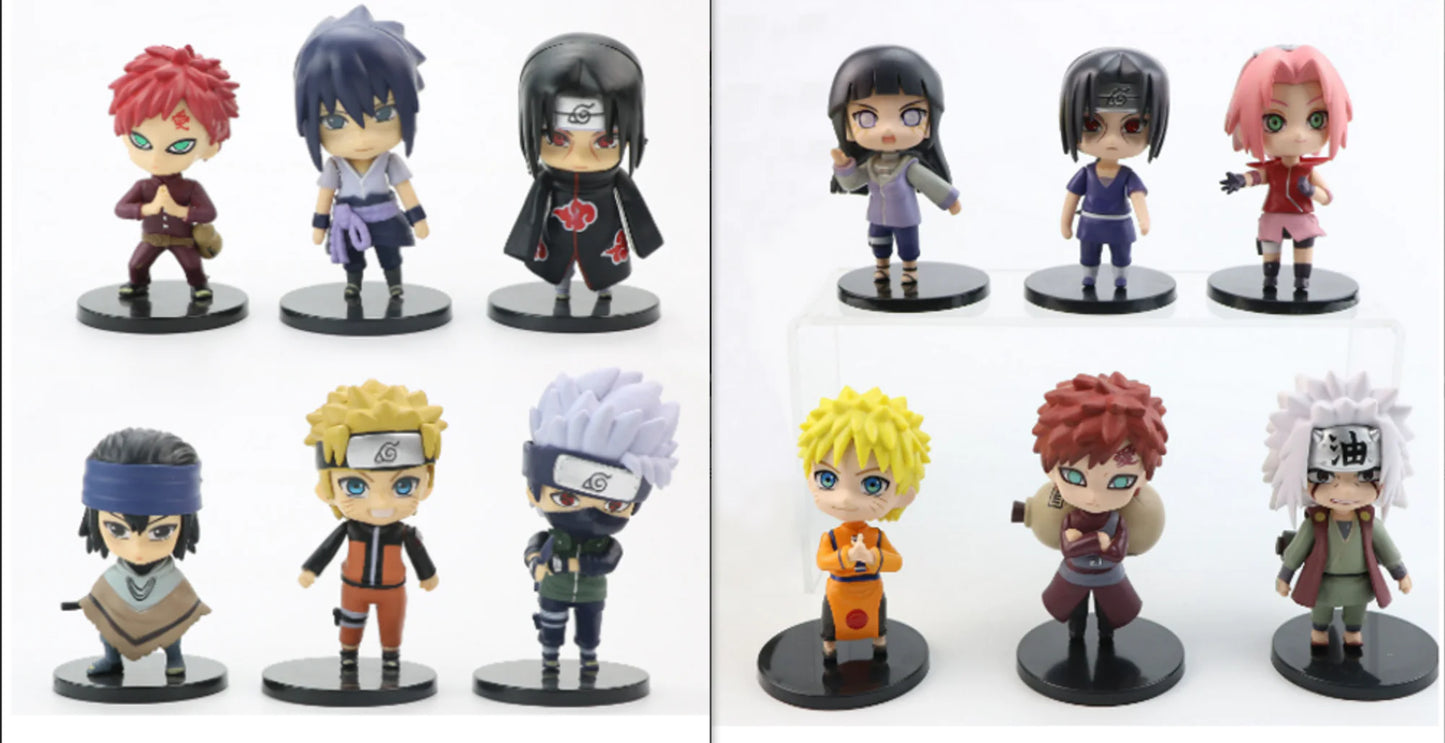 12pcs/set Naruto Anime Figures