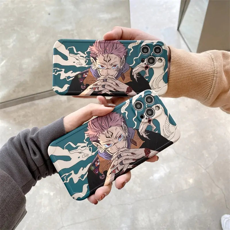 Cartoon Anime Jujutsu Kaisen Phone Case