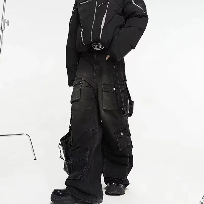 Streetwear Multiple Pockets Baggy Pants