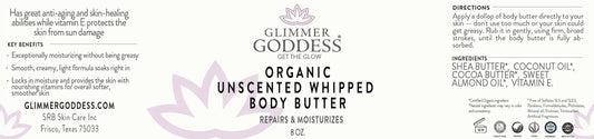 Organic Unscented Whipped Body Butter