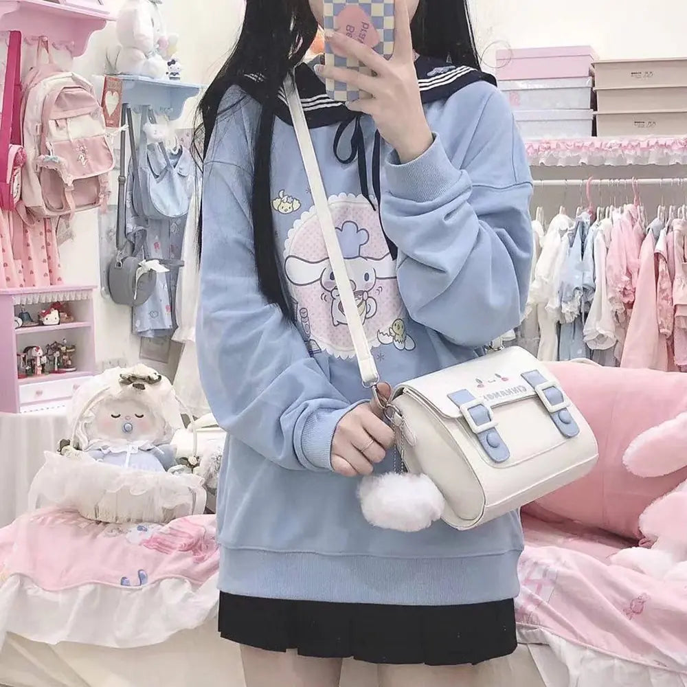 Cute  Anime Square Shoulder Bag