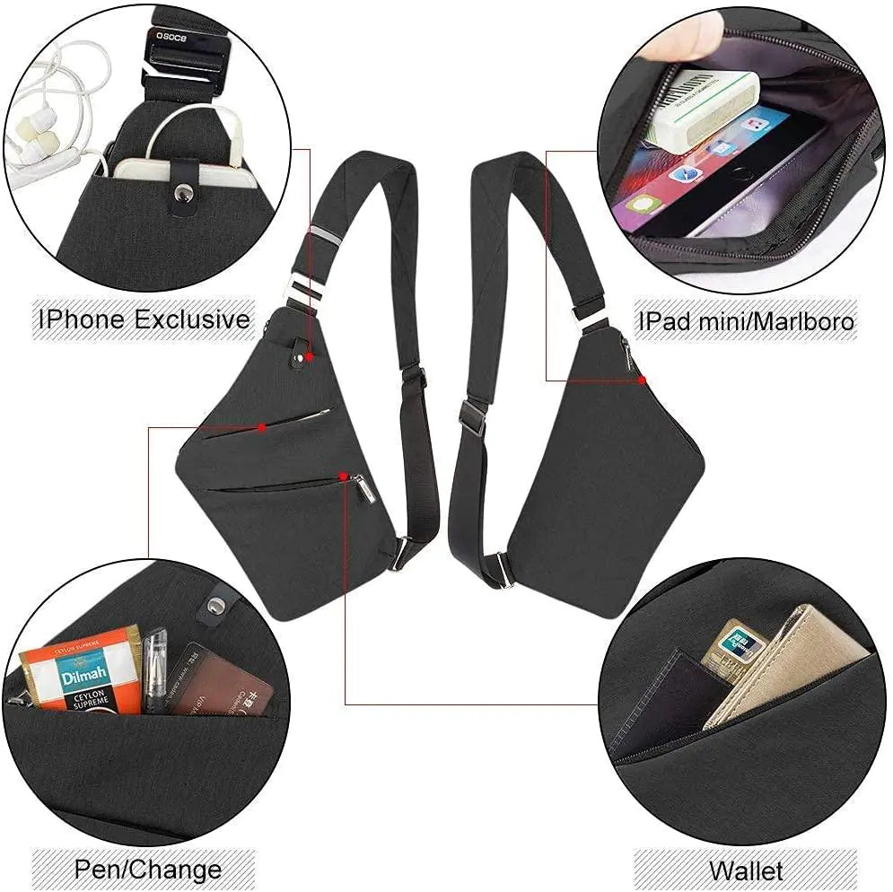 Anti Theft Shoulder Bag