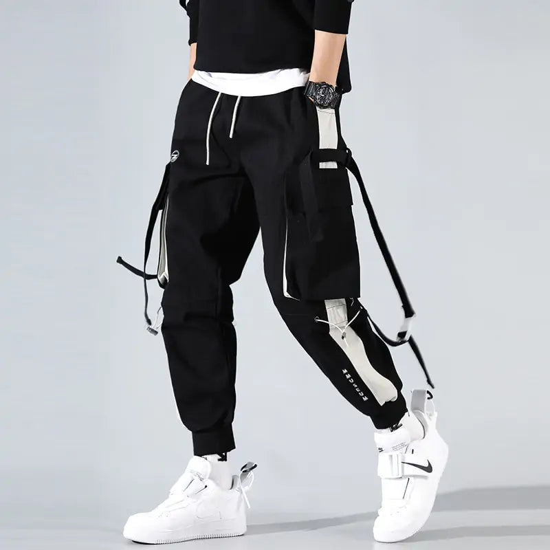 Ribbon Men Cargo Pants