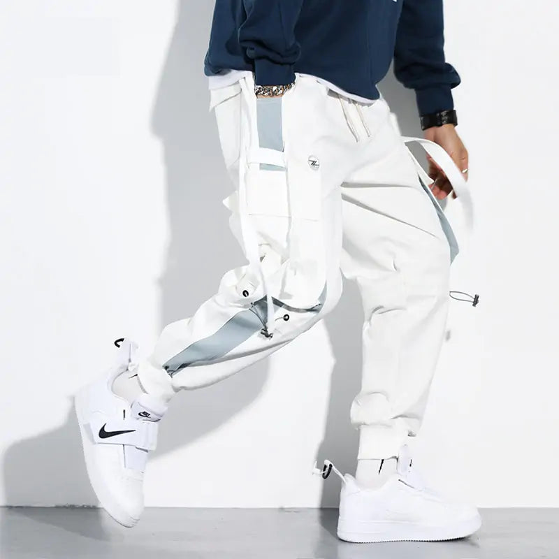 Ribbon Men Cargo Pants