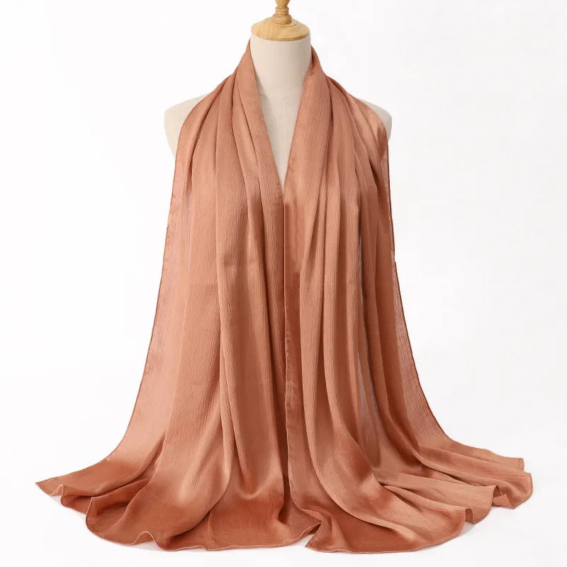 Malaysia Natural Wrinkle All-match Scarf