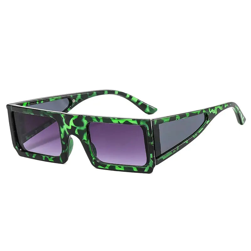 Rectangular Retro Sunglasses