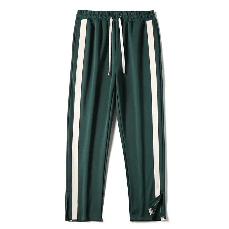 Men Drawstring Waist Pants Trousers Versatile