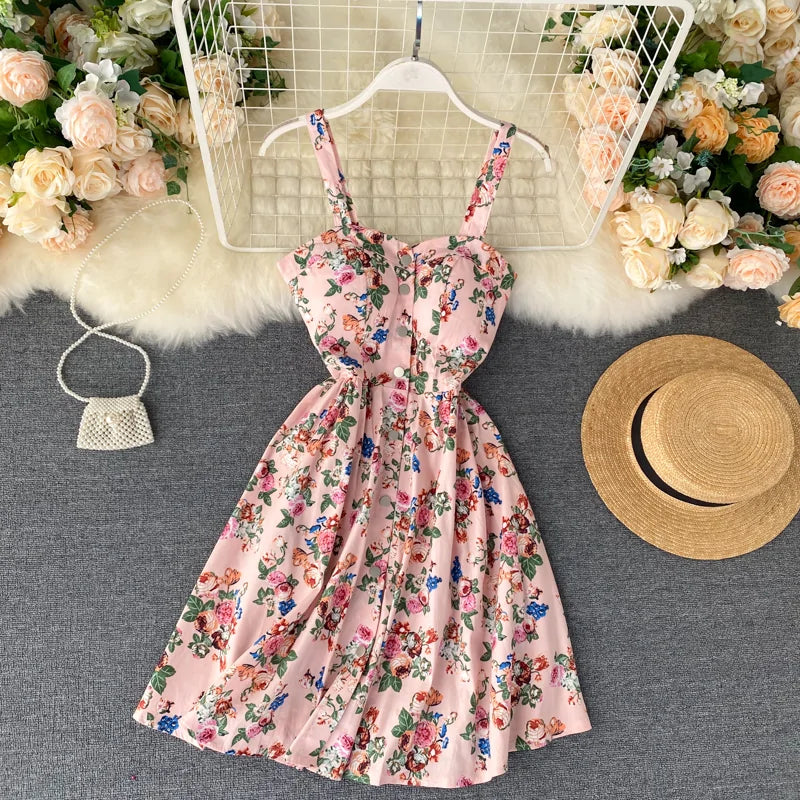 Summer Dress With Ruffles