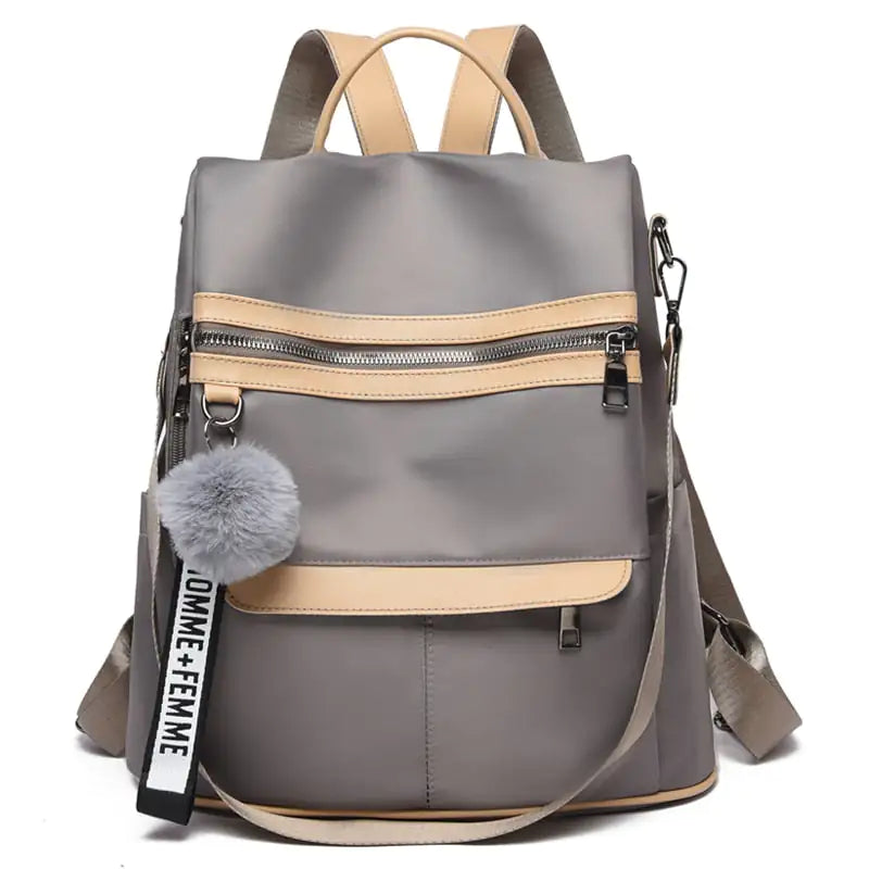 Feminine Oxford Backpack Model