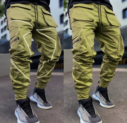 MenvReflective Cargo Pants