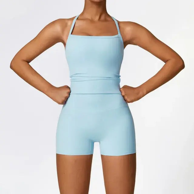 Women's 2 Piece Tight Quick-Drying Fitness Wear