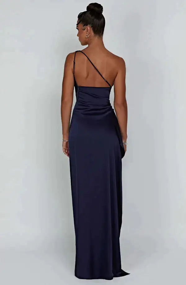 Satin One-Shoulder Sexy Dresses