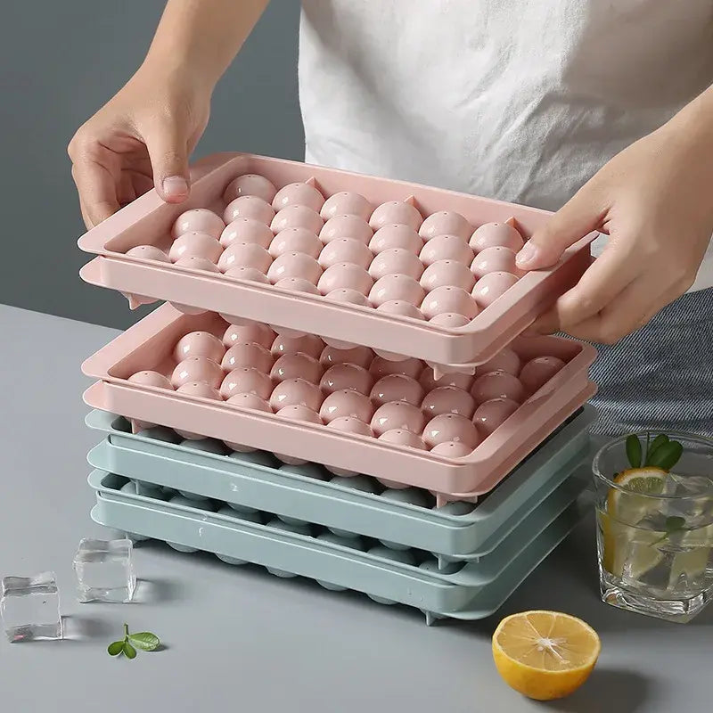 33 Grid Round Ice Tray