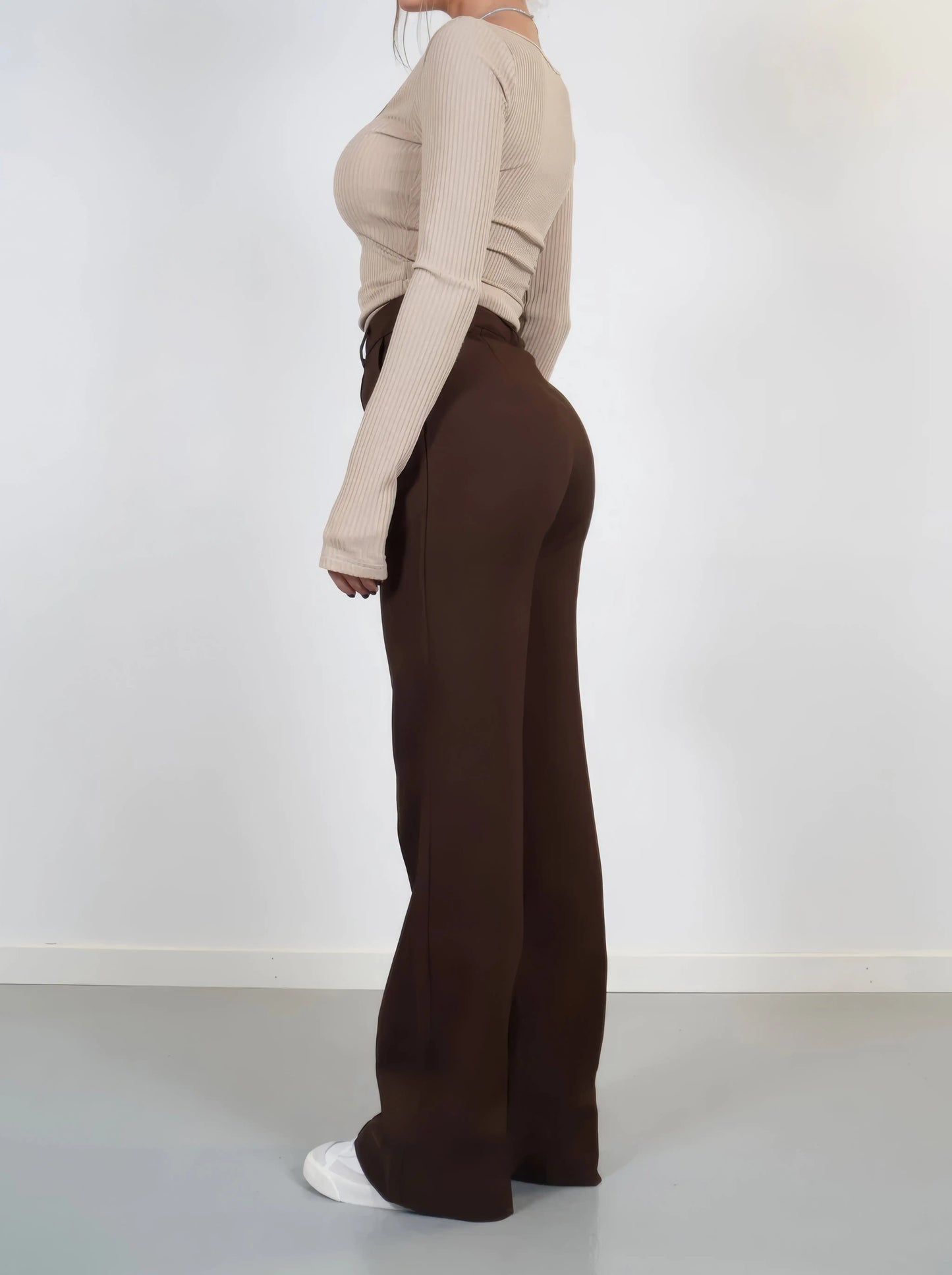 Relaxed Fit Pants Wide Leg Trousers