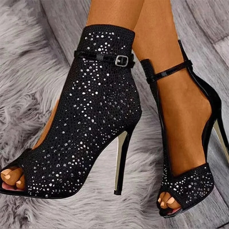 Pumps Crystal High Heels