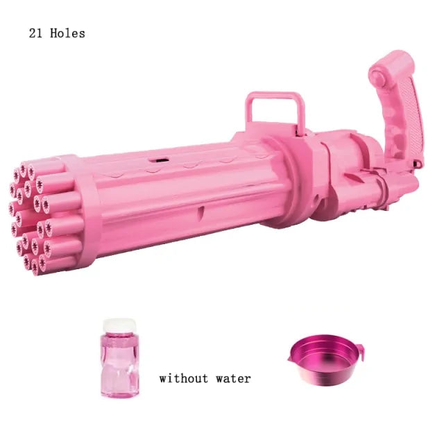 Large Gatling Bubble Gun Toys