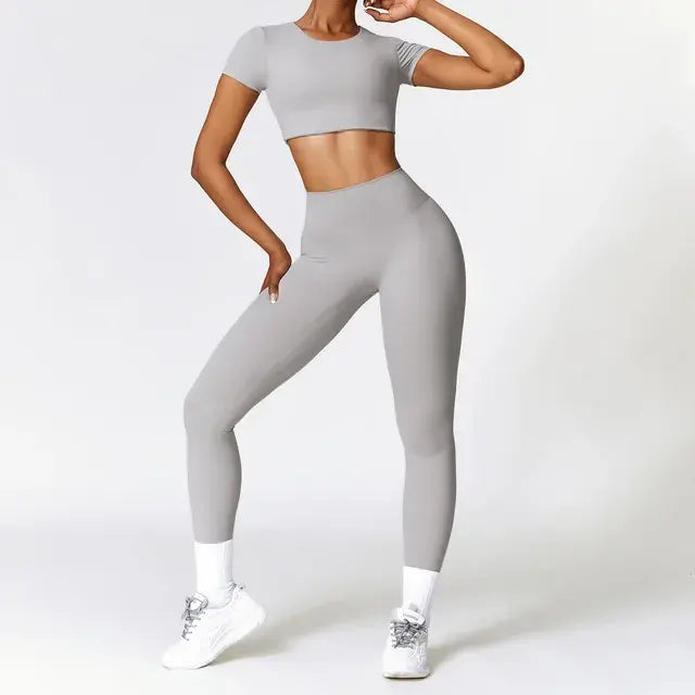 Women's 2 Piece Tight Quick-Drying Fitness Wear