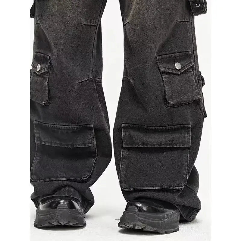 Streetwear Multiple Pockets Baggy Pants