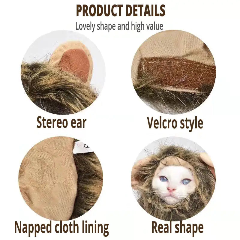 Lion Mane Pet Costume