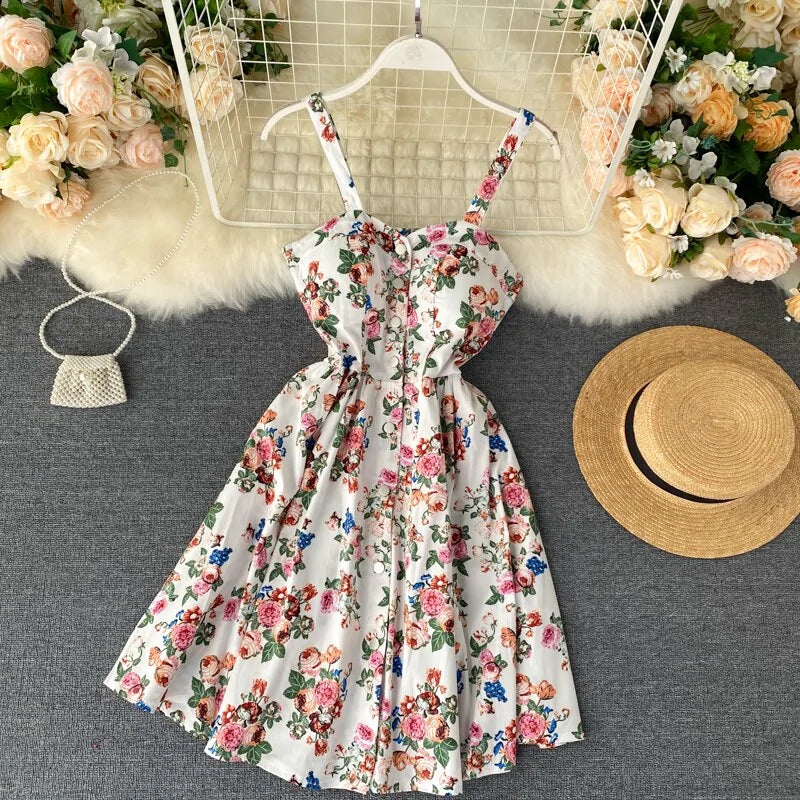 Summer Dress With Ruffles