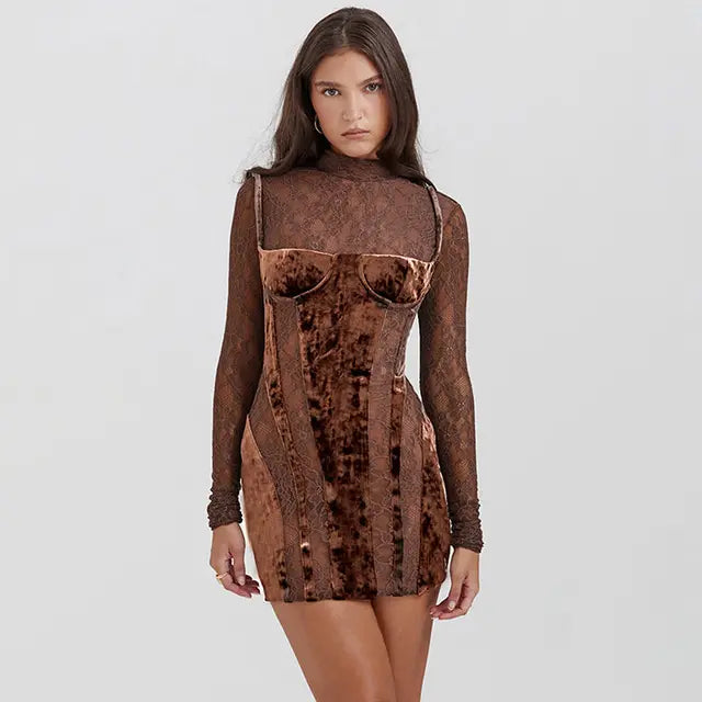 Vintage Lace Mini Dresses