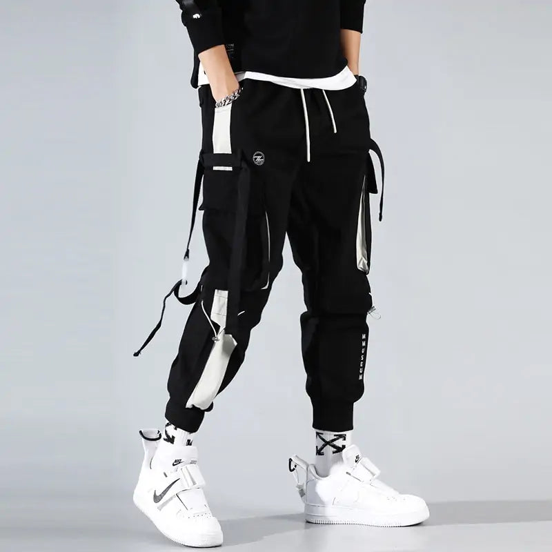 Ribbon Men Cargo Pants