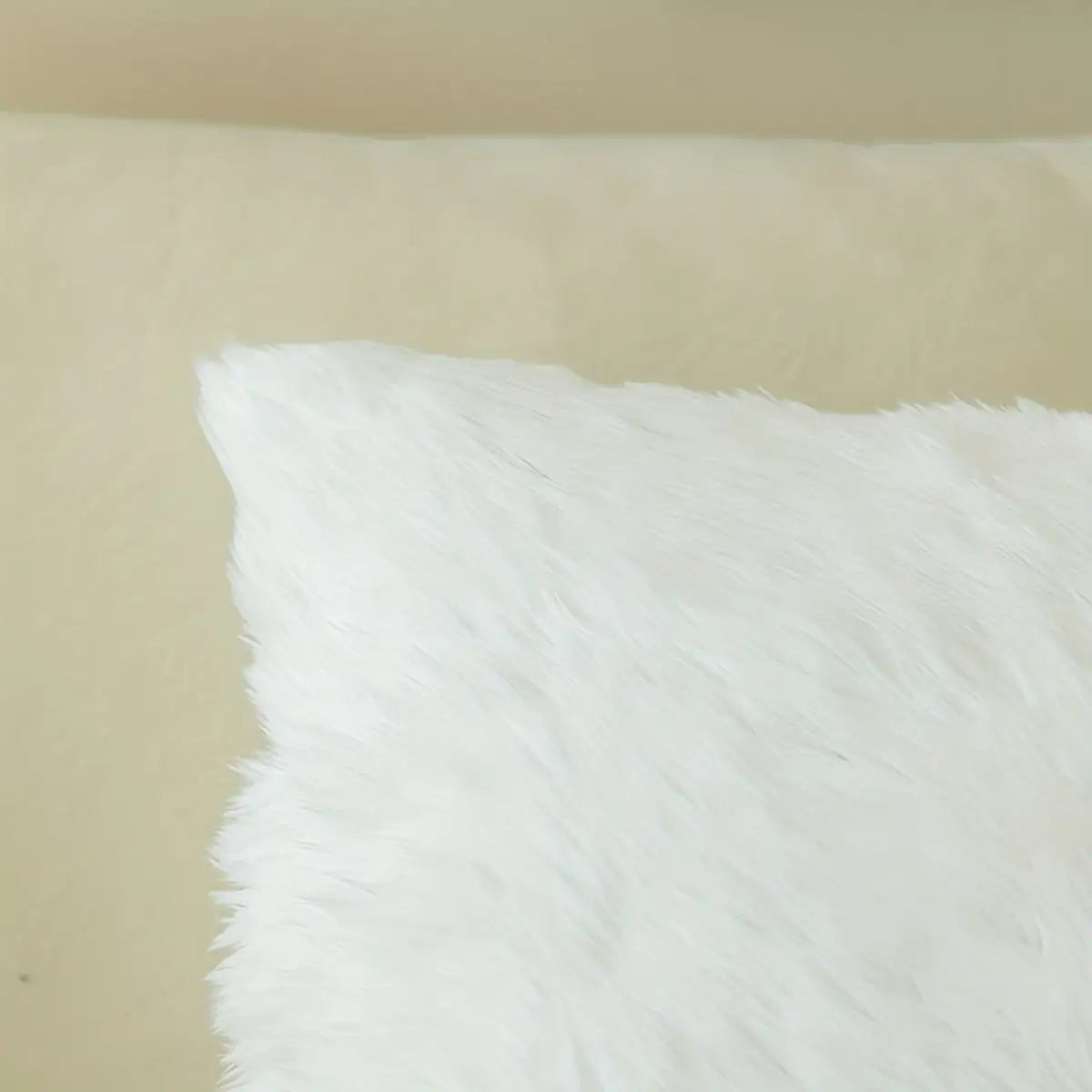 Soft Faux Fur Throw Pillow Covers