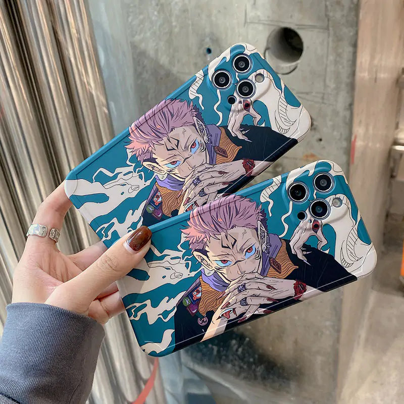 Cartoon Anime Jujutsu Kaisen Phone Case