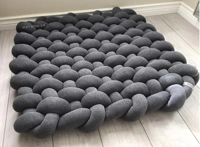 Handmade Chunky Knit Floor Blanket