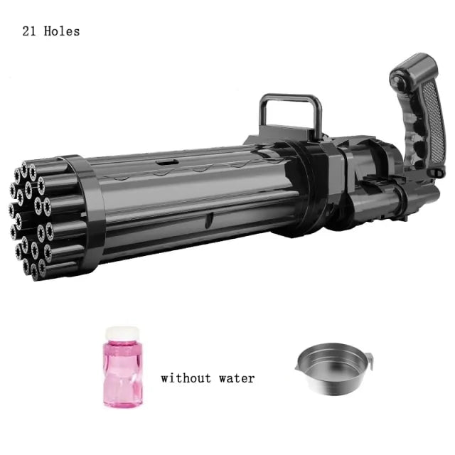 Large Gatling Bubble Gun Toys