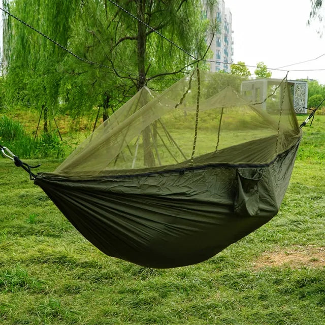 Portable Outdoor Hammock with Mosquito Net