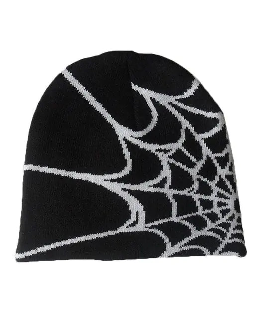 Spider Web Knitted Wool Hat