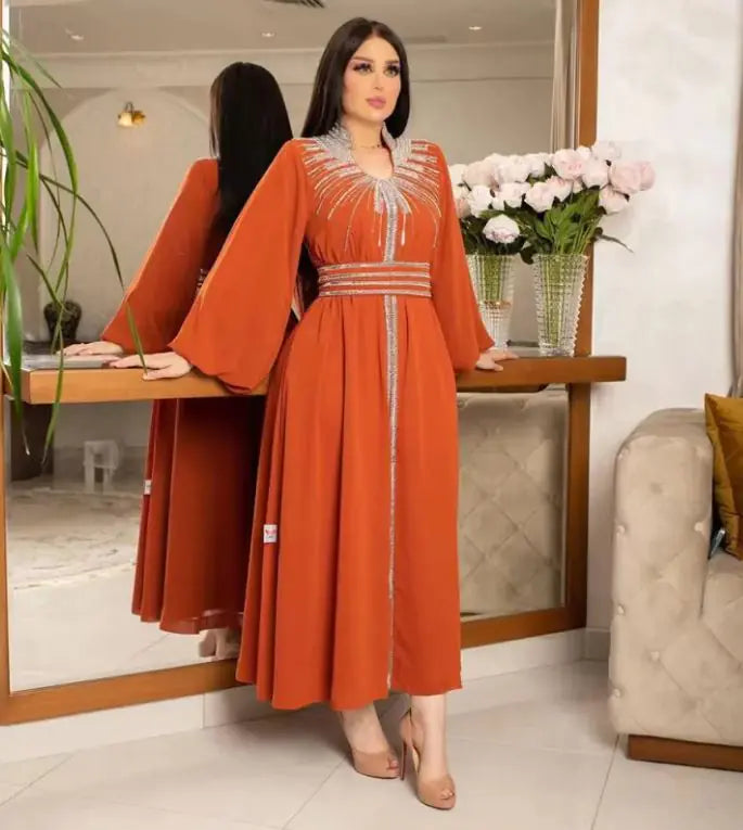 Women's Long-sleeved Dress