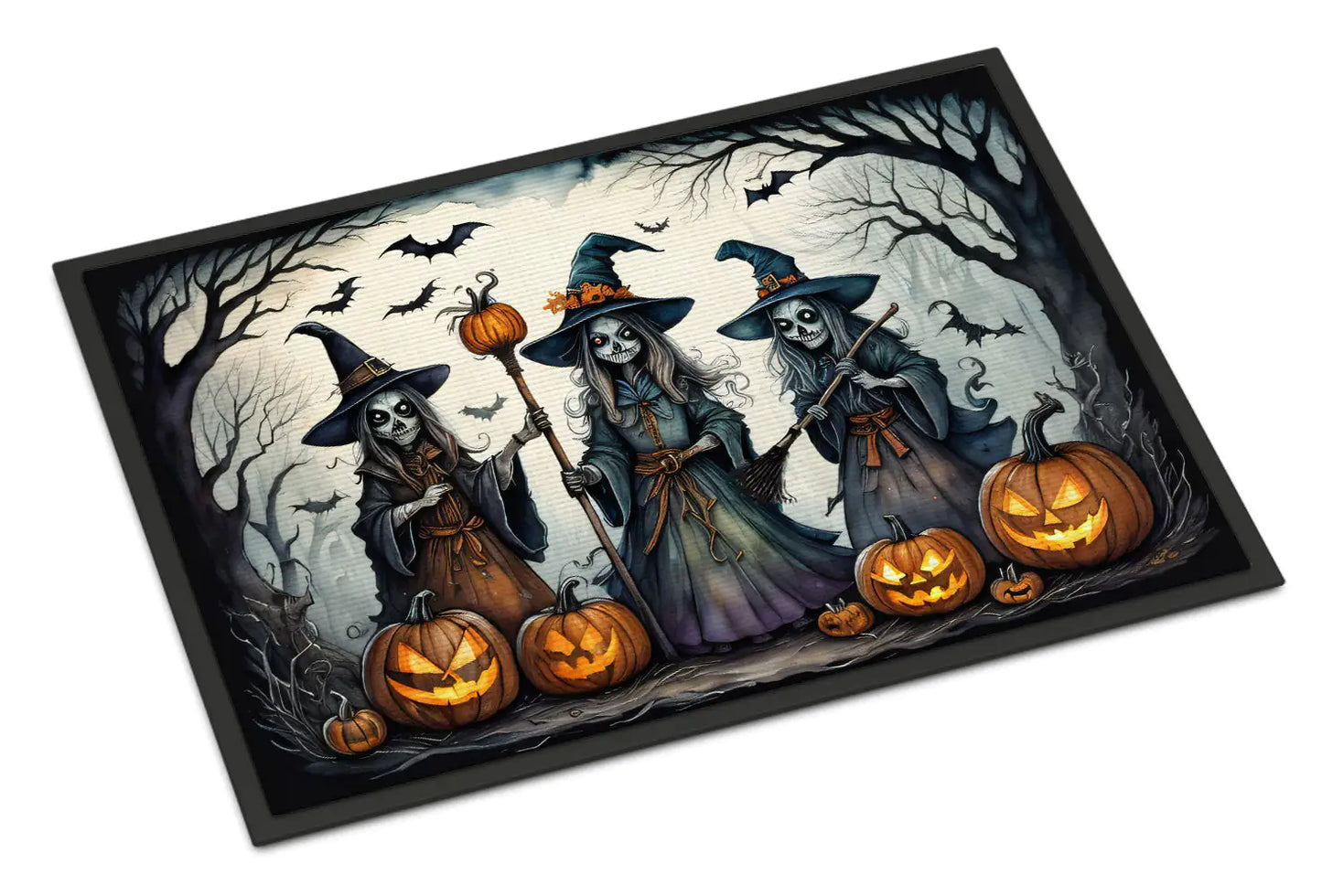 Witches Spooky Halloween Doormat