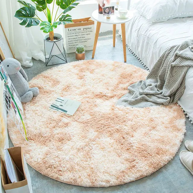 Warm Thick Round Rug Carpets