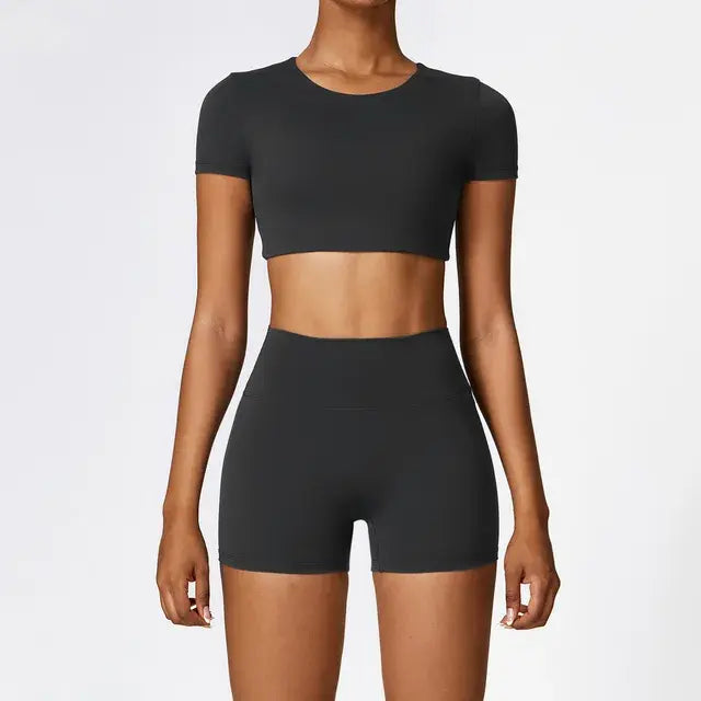 Women's 2 Piece Tight Quick-Drying Fitness Wear