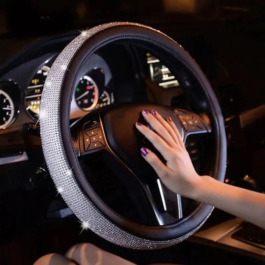 Crystal Steering Wheel Cover