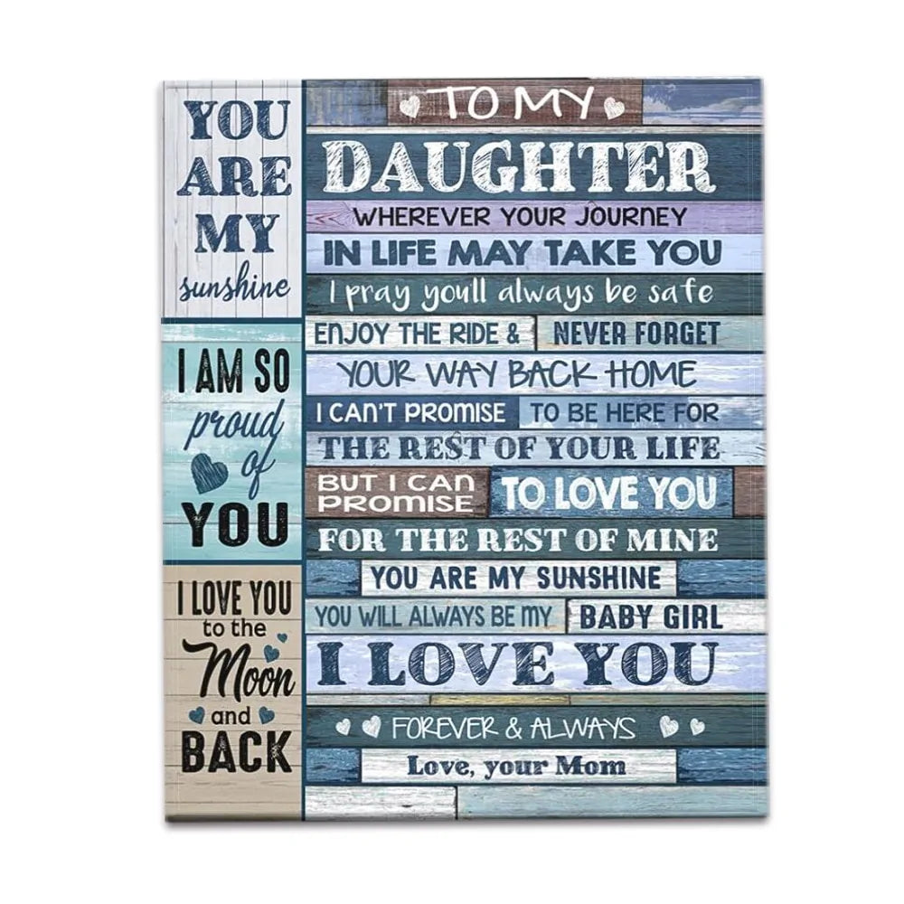 Mail Letters Printed Blanket