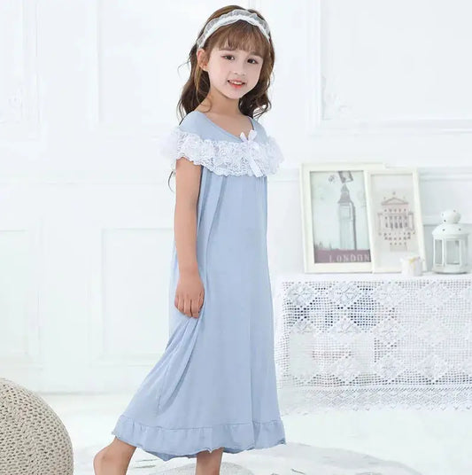 Girls Short Sleeve Pyjama Dress