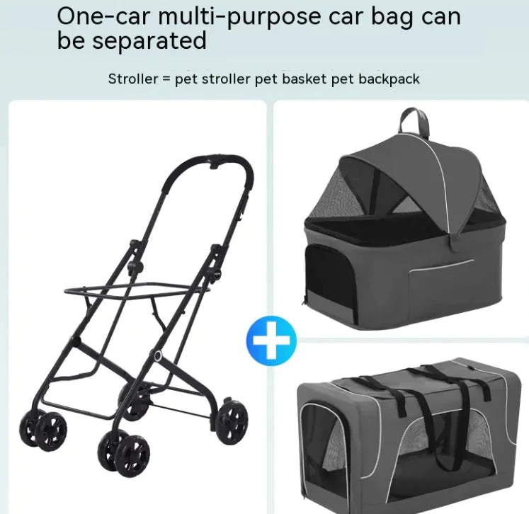 Small Pets Folding Trolley