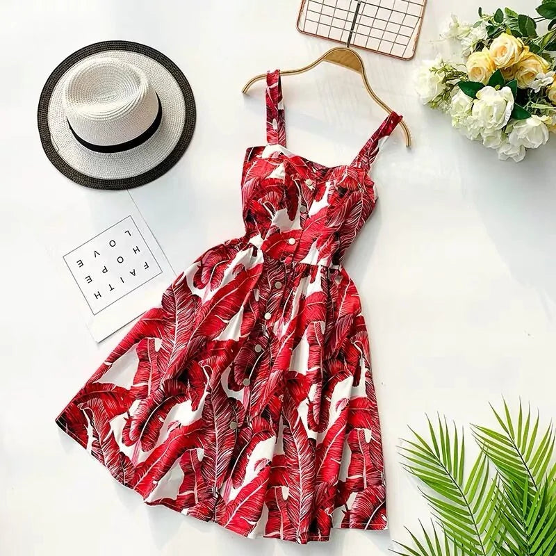 Summer Dress With Ruffles