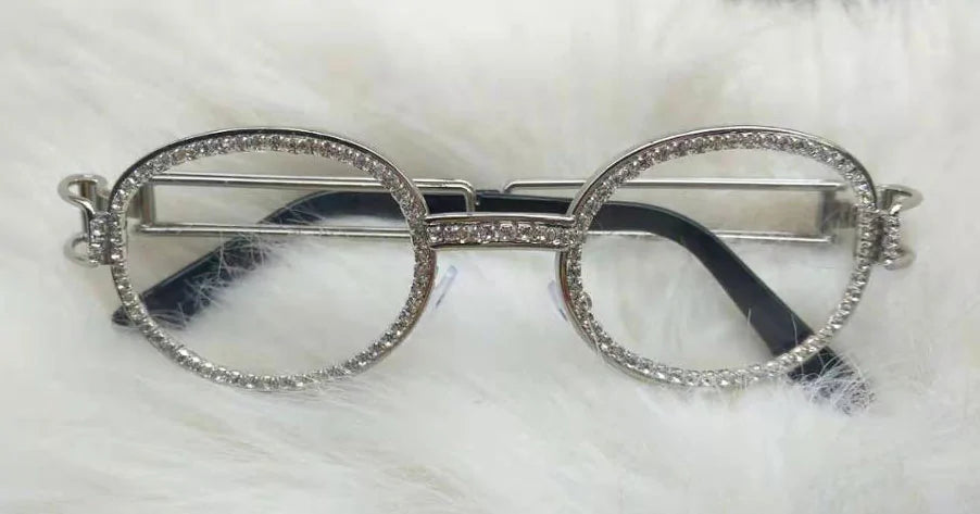 Diamond-Studded Steampunk Sunglasses