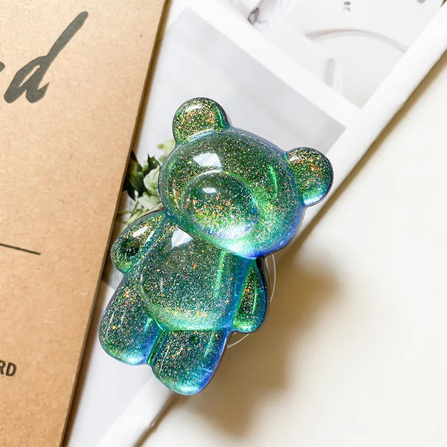 Korea Glitter Bear Cell Phone Holder