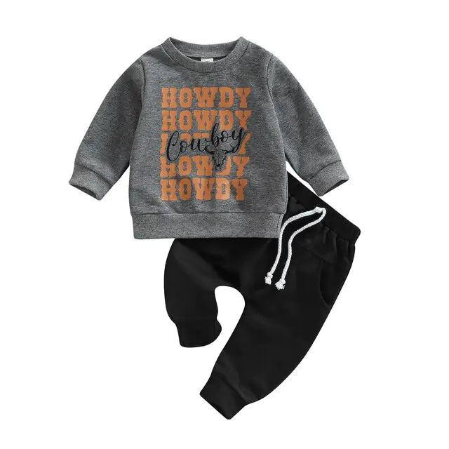 Kids Long Sleeve Sweatshirt Set