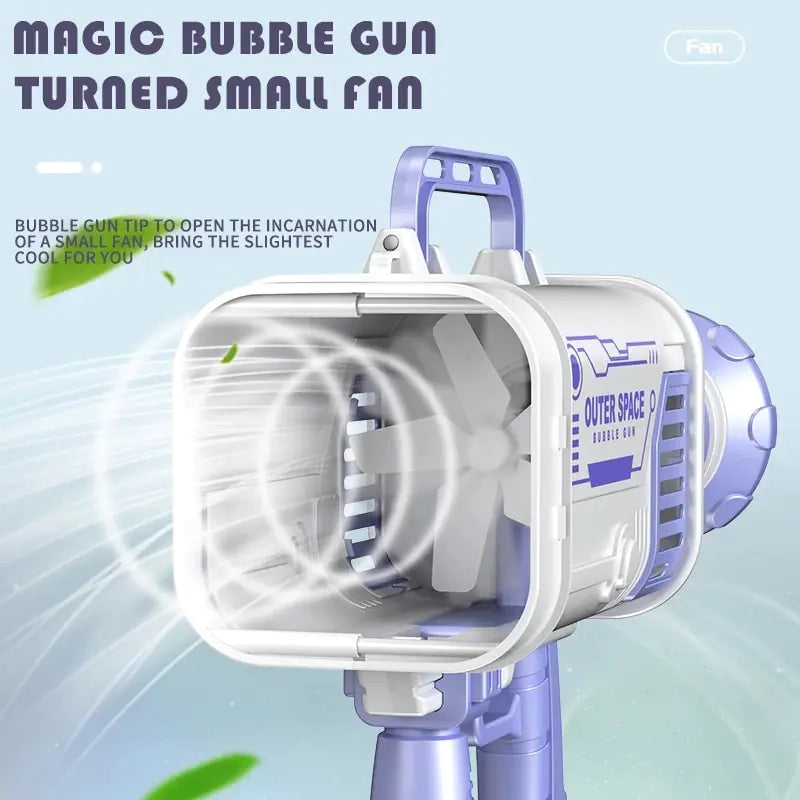 Gatling Bubble Gun Toy