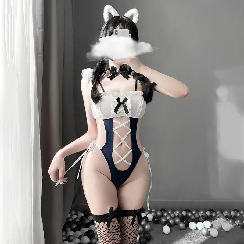 Kawaii Sexy Maid Costume Set